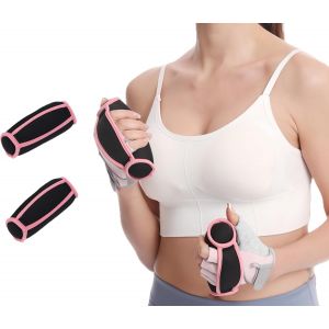 Lbgwp60-Haltères Portables 2 Pièces Avec Poignées Souples, Haltères De Course Avec Agonne Pour Exercice, Course À Pied, Aéro , Pour Débutants Et Enfants (0,5 Kg) - Neuf