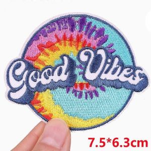 La Gentillesse Est Magique/Dessin Anim&eacute; Broderie Patch Lettre Patch Fer Sur Les Patchs Pour V&ecirc;tements Thermoadh&eacute;sif Patchs Sur Les V&ecirc;tements Coudre Bricolage - Neuf