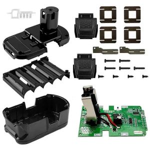 P108 10x18650 Batterie LiIon Bo&icirc;tier en plastique Charge Protection Circuit imprim&eacute; PCB pour 18V P103 P118 B - Neuf
