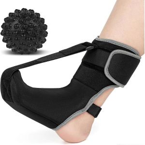 La Fasciite Plantaire Nuit Attelle Chaussette Avec Le Massage Ball, Soft Cale-Pied Pour Les Tendinites D'achille, Talon Spur, Les Pieds &Agrave; Plat - Neuf