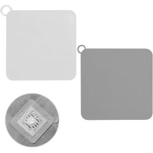 Sjzg-Lot De 6 Bouchons De Vidange De Sol Carrés En Silicone Anti-Odeurs Pour Évier De Cuisine, Salle De Bain (12 X 12 Cm) - Neuf