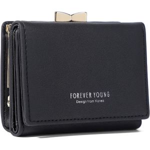 CAUC-Porte Monnaie Femme en Cuir PU Petit Format Portefeuilles pour Femme avec Grande Capacit&eacute; Porte-Feuille Femmes Zipp&eacute; Pochette &agrave; Monnaie - Neuf