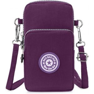 CAUC-Sac &agrave; Bandouli&egrave;re pour Femme Sac &agrave; Main pour T&eacute;l&eacute;phone Mini Sac &agrave; Bandouli&egrave;re Multifonction Portefeuille - Neuf