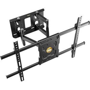 Support Murale Tv Orientable S7264 Inclinable Universel 40-65" (102-165Cm) Fix Ation Mural T&eacute;l&eacute;vision Led/Lcd/Incurv&eacute;e Vesa 300 X 200-600 X 400 - Neuf