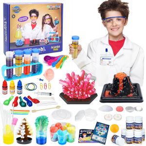 Kaaql-Kits Scientifiques Stem Pour Enfants-56 Expériences De Laboratoire Scientifique Pour Les Adolescents De 8 Ans,Projets De Chimie,Activités Éducatives,Jouets Pour Enfants,Cadeaux D'anniversaire - Neuf