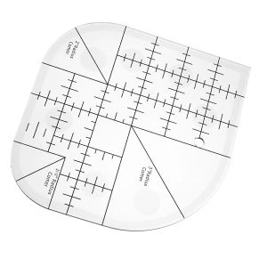 Yemaesre-Rgle De Coupe D'angle Incurvée En Acrylique ¿ Règle Créative Pour Patchwork Et Couture Diy ¿ Outil De Gabarit Multifonction - Neuf