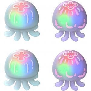 LED Capuchon Protection pour ps5 Manette,Caps Joystick pour ps4 Cover de Stick Analogiques pour Xbox Series/One X S pour Nintendo Switch Pro Controller-Méduse Violet & Bleu - Neuf