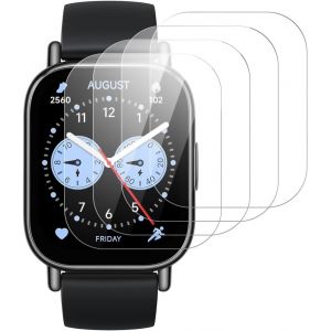 Tempered Glass Screen Protector For Watch 5 Lite 4 Pieces [9h Hardness] [Clear Hd] [Bubble Free] [Anti-Scratch] Screen Protector - Neuf