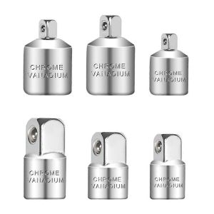 Adaptateur de douille,Jeu d'adaptateurs 6 pièces,Jeu d'adaptateurs de douilles,Jeu d'adaptateurs pour cliquets,Clés à douille,N - Neuf