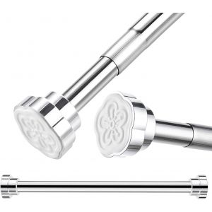 40-55 cm, en Acier Inoxydable Tige Télescopique, Tringle à Rideau, Tringle de Douche, Tringle à Rideau, Tringle, Tige de Tension pour la garde-robe, Pas de Perçage - Neuf