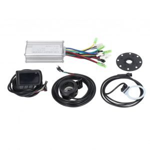 Kit De ContrôLeur De Moteur 15a Avec éCran En06, Kit De Conversion De VéLo éLectrique Avec AccéLéRateur Au Pouce Pour Moteurs 250w 350w - Neuf