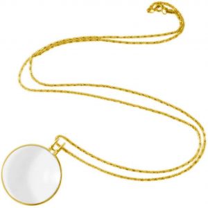 5x Loupe Collier Pendentif Monocle Loupe Pendentif Loupe Loupe Loupe Poche Loupe A2fdjxl(B) - Neuf