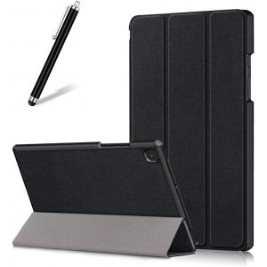 Kal-Coque Pour Samsung Galaxy Tab A7 2020 10.4 T500/T505/T507,Étui Cuir À Rabat Mince Léger Avec Support Pliable,Réglable Multi-Angle Béquille Folio Flip Tablette Housse,Noir - Neuf