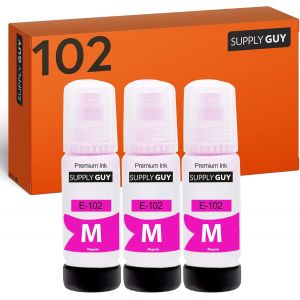 ERYI-Encre Compatible Avec Epson 102 Magenta Pour Ecotank Et 2700 2750 2751 2756 3700 3700 3750 4750 (3X 70Ml) - Neuf