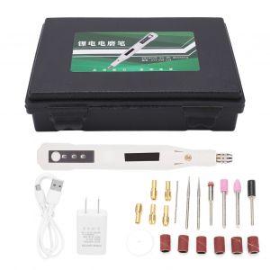 XYONG Broyeur electrique, stylo, graveur miniature USB, mini outil rotatif a main 0,3-3,2 mm, prise AC100-240 V US - Neuf