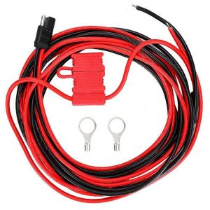 HKN4137A Cordon d'alimentation en m&eacute;tal ABS avec boucle pour radio mobile MOTOROLA Noir Rouge - Neuf