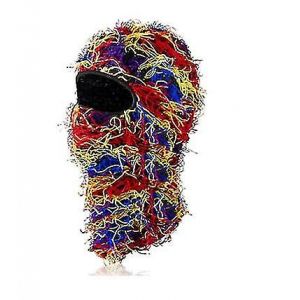 Cagoule Homme Effet Vieilli, Masque De Ski Int&eacute;gral, Bonnet, Masque D'hiver Chaud Et Coupe-Vent En Maille, Pour Hommes Et Femmes, Arc-En-Ciel - Neuf