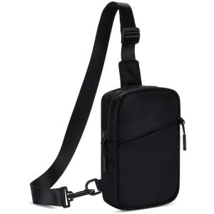 KALANKA-Sacoche Homme Femme Bandouliere des Sports étanche Sport Sling Sac de Poitrine Randonnée Petit Téléphone Portable Crossbody Nylon pour iPhone 16 Pro Max 15 14 Samsung Xiaomi Bis zu 7.5" Noir - Neuf