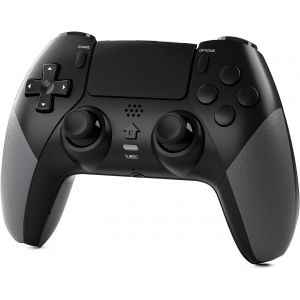 Manettes Compatibles Ps4,Manette Sans Fil Pour P4 Slim/Pro Avec Turbo Vibration Capteur Gyroscopique Prise Audio Panneau Tactile(Bleu) - Neuf