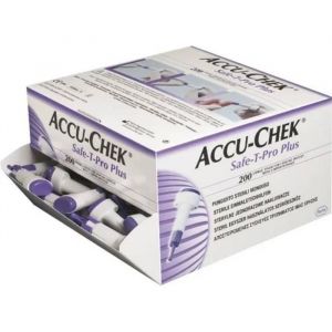 Autopiqueur &Agrave; Usage Unique- Accu- Chek Safe-T-Pro- Plus - Neuf