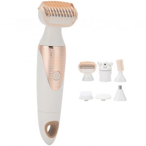 Rasoir Electrique Multifonction 5 En 1 Pour Femmes, Appareil D'epilation Des Sourcils, Du Nez Et Du Corps, Blanc - Neuf