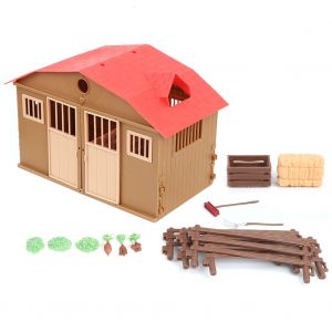 Simulation De Ferme, Modele De Maison Pour Enfants, Jouet, Cloture, Jeu De Role, Jouet Educatif, Accessoires - Neuf