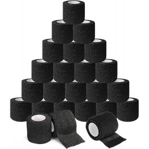 Grip Tape, 24 Rouleaux 2 ""X 5 Yards Bande Élastique Grip Wraps De Sport Adhérente Imperméable Pour Machine Grip - Neuf