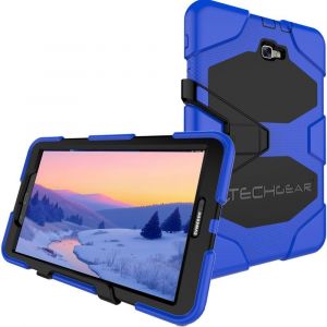 LORANKA-G-Shock &Eacute;tui pour Galaxy Tab A 10.1"" 2016/2018 [Seulement pour S&Eacute;RIE SM-T580] Coque Rigide, Protection Anti-Choc, Support Amovible Compatible avec Samsung Galaxy Tab A 10.1 2016/2018 -Bleu - Neuf