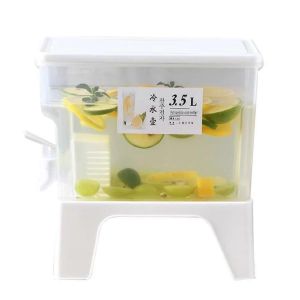 Distributeur De Boissons Avec Robinet,Pichet À Jus Avec Robinet,Boisson À Lait - Neuf