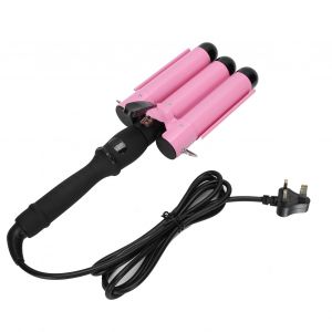 Fer A Boucler Electrique A Triple Tube Avec Ecran Lcd, Outil De Coiffure, Prise Britannique, 32 Mm/1,3 Po - Neuf