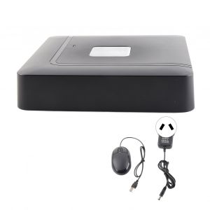 Enregistreur video en temps reel 5 en 1 4 canaux 4CH CCTV AHd CVI/TVI/DVr NVR 100-240 V AU - Neuf
