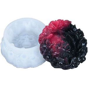 Moule &Agrave; Cendrier En R&eacute;sine &Eacute;poxy, Moule En Silicone En R&eacute;sine De Cr&acirc;ne, Moule Rond En Forme De T&ecirc;te De Mort, Facile &Agrave; Tomber, Moule &Agrave; Cendrier &Agrave; Faire Soi-M&ecirc;me, Moule De D&eacute;coration D'halloween - Neuf