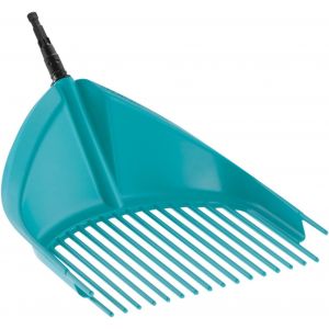 Balai à gazon/pelle combisystem:pratique pour balayer et soulever les feuilles et les déchets de jardin,avec dents en plastique robuste,largeur de travail 36,5 cm (3120-20) - Neuf