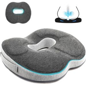 Yemaesre-Coussin De Cha Anti-Escarres - Coussin Orthopédique En Forme De Donut Pour Soulager Efficacement Les Hémorroïdes, La Prostate, La Sciatique Et Les Maux De Dos, Idéal Pour Le Bureau, La - Neuf