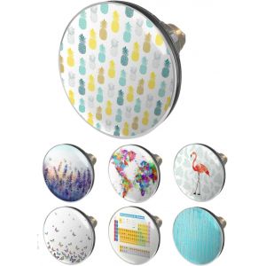 SJZG-- Bonde Lavabo Universel 34-41 Mm | Bonde De Lavabo Pop Up Avec Filtre Anti Clogging | Extra Étanche Avec Triple Joint | Bouchon De Lavabo Ananas - Neuf