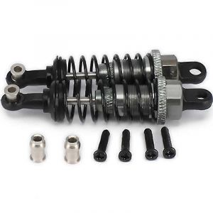 2 pcs huile r&eacute;glable 65mm amortisseur amortisseur pour voiture rc 1/18 A959 A969 A979 K929 Hpi Traxxas Los - Neuf