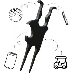 Porte-Cigares De Golf Multi-Outils,D&eacute;capsuleur,Marqueur De Balle,Clip Porte-Cigares Magn&eacute;tique,Accessoire De Golf Pour Les Amateurs - Neuf