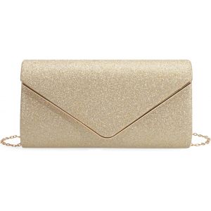 Pochette À Paillettes Brillantes Pour Femme - Sac À Main Élégant À Paillettes Scintillantes Avec Chaîne Amovible - Sac À Bandoulière Pour Bal, Fête, Cocktail[H2032] - Neuf