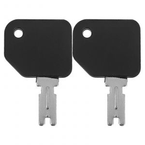 Lot de 2 cl&eacute;s de contact pour chariot &eacute;l&eacute;vateur,&eacute;quipement lourd,op&eacute;rateur de machine,compatibles avec Ztuoauma 166 186304 Hyster S30xl - Neuf