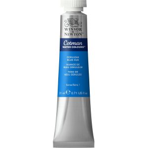 Cotman Aquarelle Tube 21ml Nuance De Bleu Ceruleum - Neuf