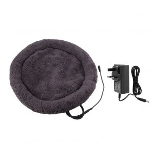 Hjlian Tapis Chauffant Electrique Pour Animaux De Compagnie, Chat, Petit Chien (110-240 V) (Prise Britannique Noire) - Neuf