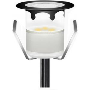 Chnxu Led Spot Encastrable Extérieur Mini Spot Encastré De Ø30mm Eclairage Encastrables Extérieur Pour Terrasse Enterre Ip67 Etanche Dc12v Lumière Pour Escalier (Rgb(Noir), 10 Kit) - Neuf