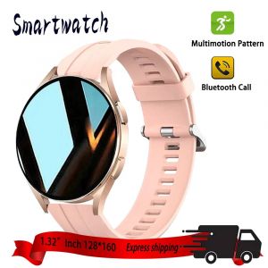 2025 Nouvelle Montre Intelligente D'Affaires Hommes 1.32 "Pouces Bluetooth Appel Fitness Tracker Intelligent Portable Femmes Sans Fil Appel Montre Android Ios.Gold A0021. - Neuf