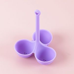 Pourpre de Silicone Oeuf Pocheuse, four à micro-ondes Oeuf Pocheuse, Oeuf Pocheuse, Facile d'Oeuf Cuiseur, Cuiseur à Oeufs, des Oeufs Durs, de Silicone Oeuf Pocheuse pour les Ustensiles - Neuf