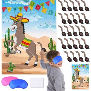 Mdy-Épingler La Queue Sur Le Jeu De Fête D'âne, Fournitures De Fête D'âne Mexicain, Décorations De Fête D'anniversaire, Décorations De Fête Mexicaine Fiesta - Neuf