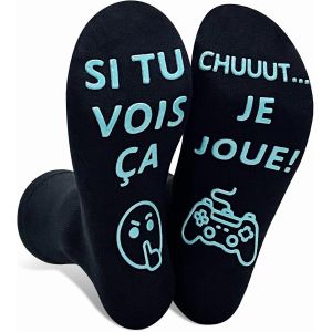 Uaa-Chaussettes Humoristiques Homme 43-46 Cadeau Homme Chaussette Fantaisie Idee Cadeau Nouveauté Drole Pour Noël Anniversaire Saint Valentin - Neuf
