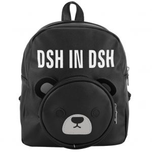Sac a dos pour enfants, joli motif de dessin anime, cartable, sac a dejeuner (noir) - Neuf