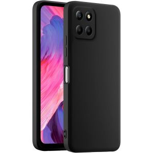 Kal-Coque De Téléphone En Silicone Colorée, Adaptée À Honor 70 Lite 5g / Honor X8 5g / Honor X6 (6.5"") - Noir - Neuf