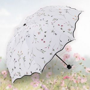 1 Parapluie De Voyage Coupe-Vent, Parapluie Anti-Uv, Compact, Léger, Robuste Et Portable ¿ Résistant Au Vent, Parapluie Pliable Pour Sac À Dos, Pour La Pluie ¿ Hommes Et Femmes - Neuf