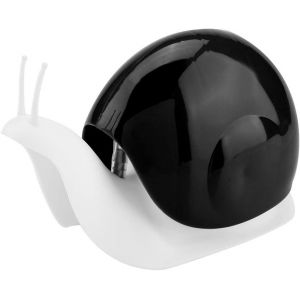 KAL-Distributeur De Savon En Forme D'Escargot, Distributeur De Savon Liquide, Bouteille De Shampoing Rechargeable Pour La Cuisine, La Salle De Bain, Les Toilettes, Le Restaurant Et Le Bureau (Noir) - Neuf